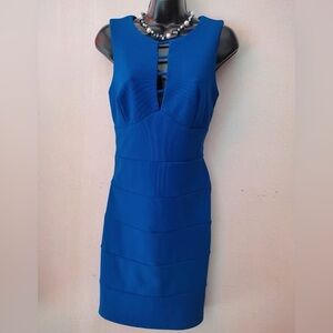 Crystal Doll Royal Blue Dress - Size: 5